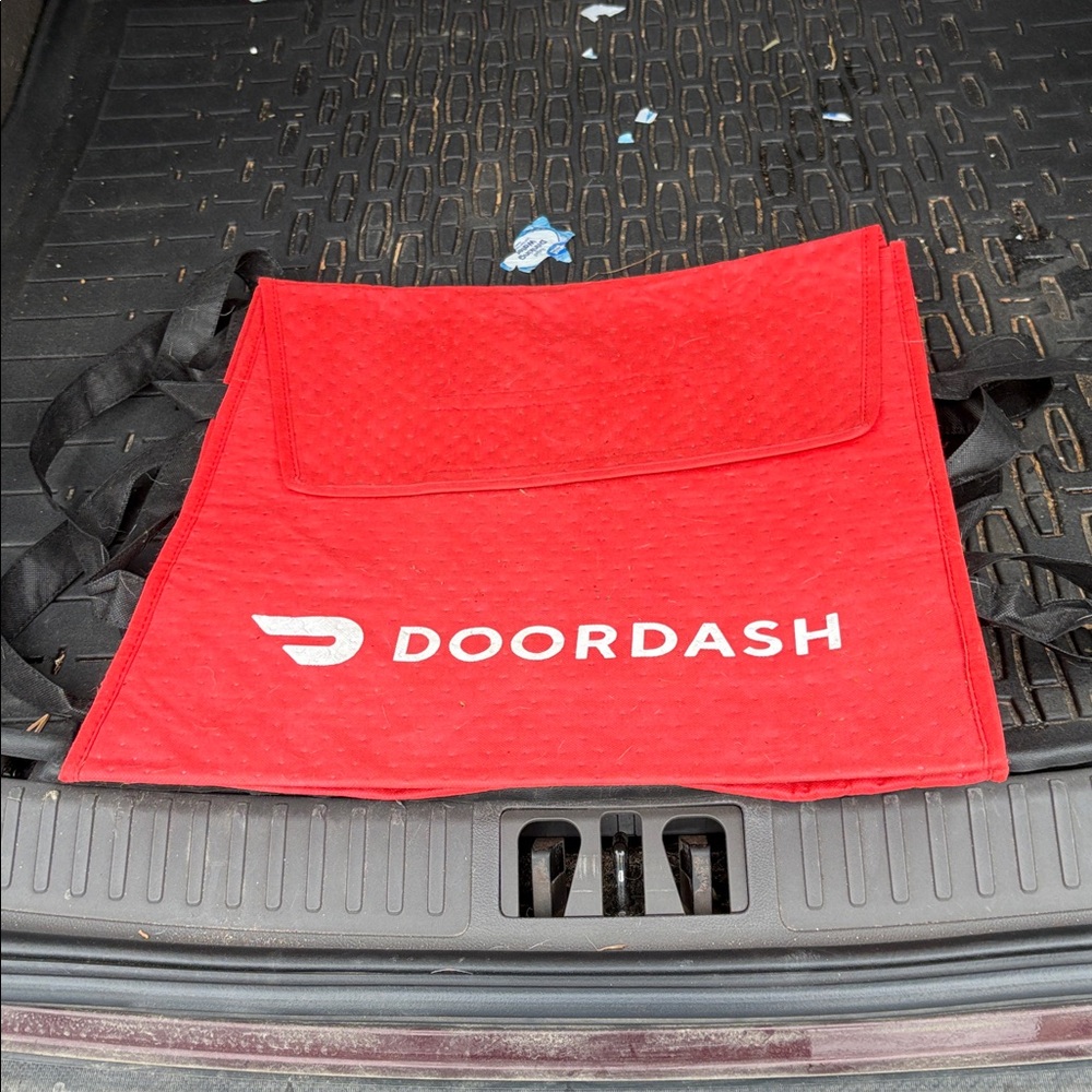 DoorDash Red Insulated Delivery Bag